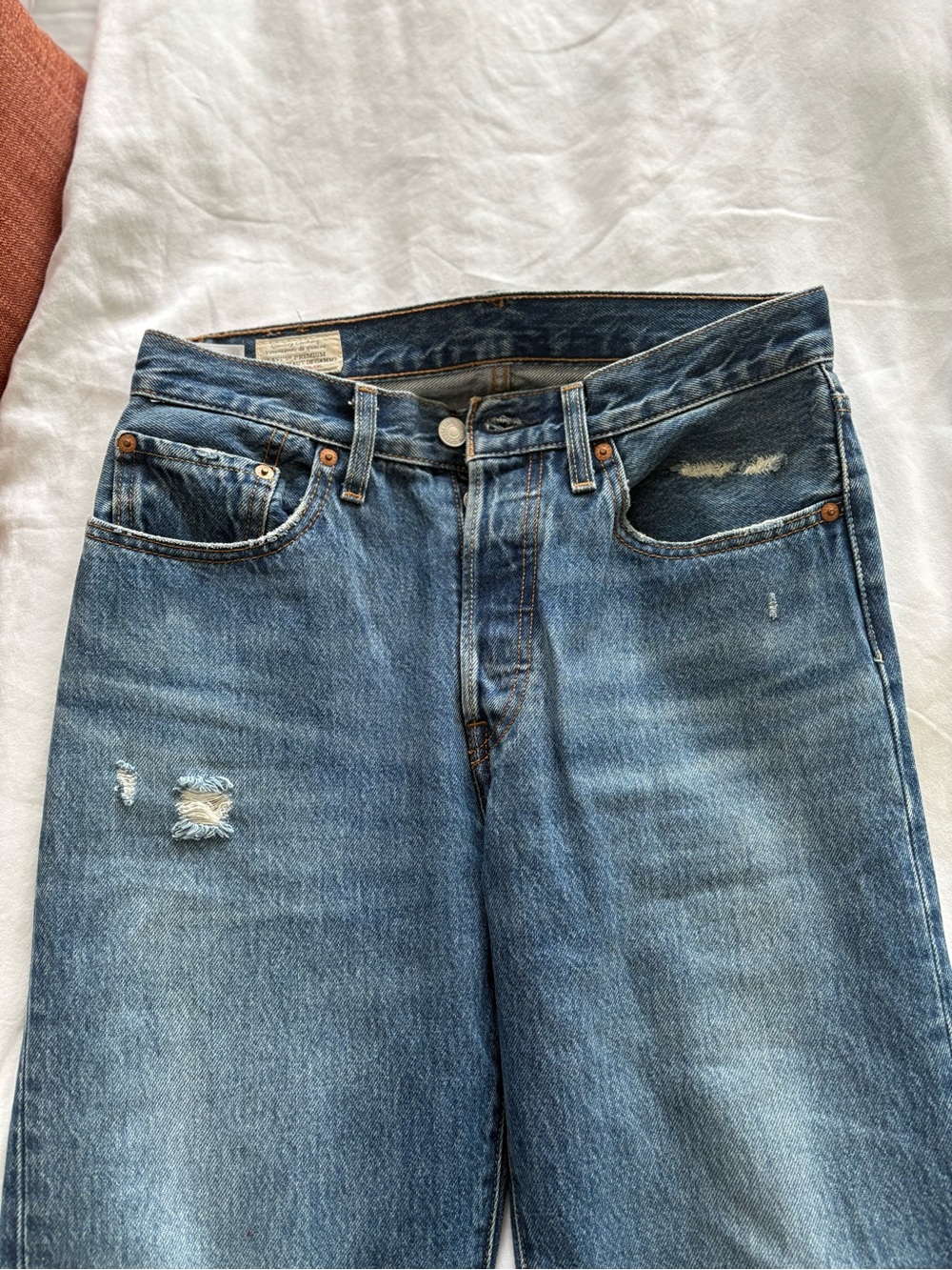 Levi's 501s Women's Blue Boot Cut Jeans